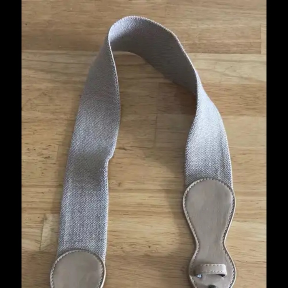 Gold & beige colored belt